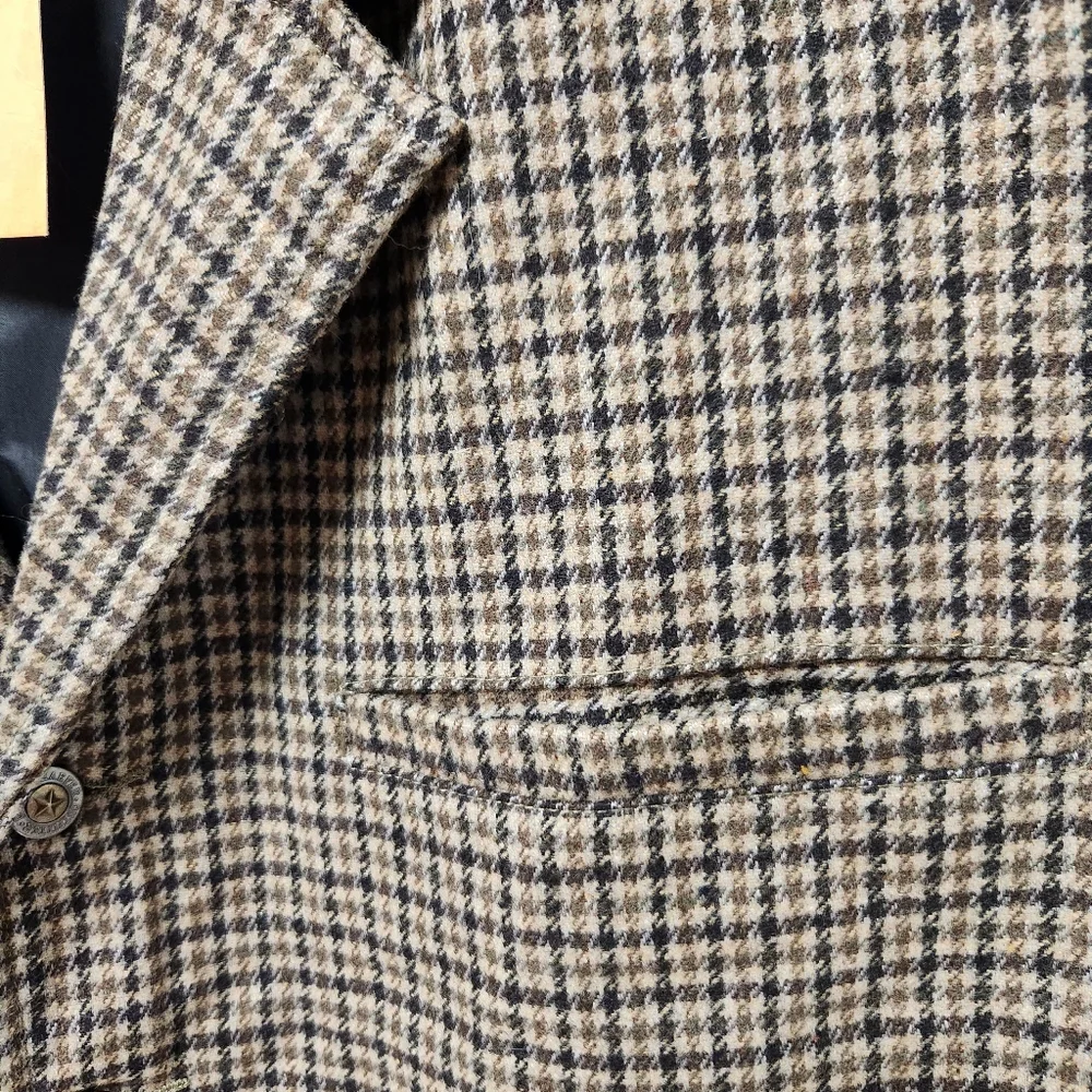 Schaefer Outfitter Laramie Western Wool Blend Vest 3XL Gun Club Houndstooth New - Picture 3 of 11